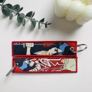 Porte-clés en tissu tissé brodé, rechargeable et étanche, avec pendentif, sur le thème des anime BLEACH et <span class=keywords><strong>Inuyasha</strong></span> - Product Image 3