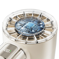 2025 Mini Turbo Type-C Rechargeable Portable Ventilateur De Table 100 Vitesse Affichage Numérique 4000mAh Électrique En Plastique Anglais Ménage