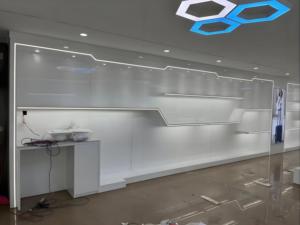 Chất lượng cao mịn bề mặt bằng gỗ không thấm nước tùy chỉnh hiển thị trường hợp dễ dàng lắp ráp giới thiệu cho các sự kiện quảng cáo - Product Image 6