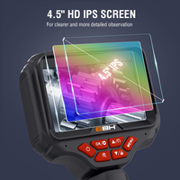 Boroscopio Articulado Profesional 1080P con Luz LED Ajustable y Grabación de Video para Inspección de Carbono en Válvulas de Admisión