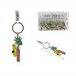 Llavero de Nueva York de 4 pulgadas, set de regalo cultural y turístico A1391 - Product Image 1