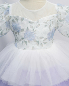 Việt Nam Nhà Sản Xuất Của Odm Lớp Ren Hoa Công Chúa Ăn Mặc Cho Cô Gái Ngắn Trẻ Em Của Thời Trang Ăn Mặc - Product Image 3