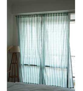 Modern Home Decor Blackout <b>Window</b> Panels Light Diffusing Fabric <b>Privacy</b> Comfort Stylish Curtain 100% Cotton Eco-Friendly - Product Image 2