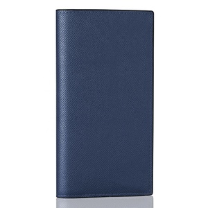 Vintage Custom Logo Leather Long <b>Wallet</b> for Men Business Minimal Thin Card <b>Wallet</b> Open Closure <b>RFID</b> Feature Polyester Short - Product Image 1