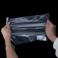 Sac en PVC transparent givré de haute qualité avec fermeture éclair et logo personnalisé pour l'emballage de vêtements et de sous-vêtements
