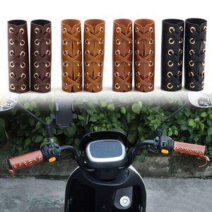 ปลอกหุ้มแฮนด์จักรยานหนัง PU คู่หนึ่ง ปลอกหุ้มแฮนด์จักรยานแบบปรับได้ - Product Image 4