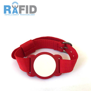 สายรัดข้อมือ RFID อิเล็กทรอนิกส์ ไนลอน ABS สีต่างๆ พร้อมหน้าปัดแสดงรหัส ไม่ต้องสัมผัส แข็งแรง ทนทานต่อการตกกระแทก กันน้ำ รุ่น AM-2 จุได้ 512 ชิ้น - Product Image 5
