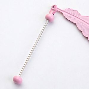 DIY Beaded Feather Bookmarks - <b>Creative</b> Cartoon Page Clips for Kids, Students, & Promotional <b>Gifts</b> - Product Image 4