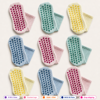 Yoga-Grip-Socken Rutschfeste Anti-Rutsch-Pilates-Socken mit Individuellem Logo Bestickt Jacquard für Frauen Barre