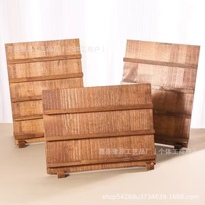Présentoir à ongles couleur noyer 3 niveaux durable pour le rangement des salons de manucure - Product Image 5