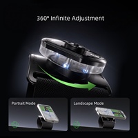 Support de téléphone anti-vibration Kewig pour poignet, moto, voiture, vélo, support de téléphone magnétique à verrouillage rapide pour moto