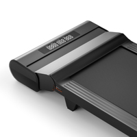 Almohadillas para caminar con pantalla LED, cintas de correr portátiles para debajo del escritorio con control de velocidad inteligente y función de elevación eléctrica, con pantalla LED de