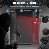 Caméra de sécurité analogique AHD 1080P, 2MP, étanche IP65, 10 LED IR 850NM, vision nocturne, caméra CCTV