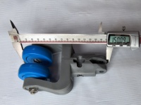 Chariot à roulements en nylon haute efficacité, ligne de transformation complète personnalisée pour la viande de poulet, de canard et d'oie, transport de volailles