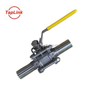 Válvulas de bola de <span class=keywords><strong>1</strong></span> pulgada soldadas manualmente profesionales Acero inoxidable 304/316 1000 Wog DN50 DN65 alimentos/uso médico OEM personalizable - Product Image 2