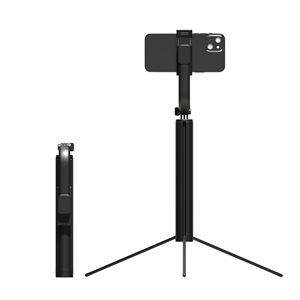 Estabilizador de trípode Bluetooth de aleación de aluminio para teléfono móvil, transmisión en vivo, grabación vertical, disparo estable inteligente de 3 ejes - Product Image 1