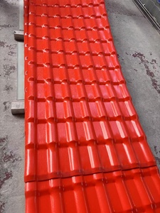 Hiện đại <span class=keywords><strong>PVC</strong></span> nhựa composite uPVC Roof <span class=keywords><strong>tile</strong></span> tấm không thấm nước sóng ván lợp gạch cho biệt thự và khách sạn - Product Image 2