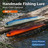 WZ XAT 5" Soft Worm Bait Factory Wholesale Hand Made Multi Color Oem Available