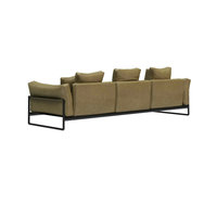 Juego de sofás de cuero blanco genuino de diseño italiano, muebles de sala de estar, sofá cama de 3 plazas, sofás seccionales modernos, salón a la venta