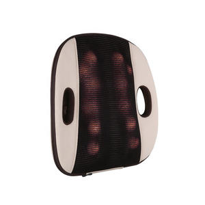 Cojín de masaje para espalda de coche de gran calidad de <span class=keywords><strong>China</strong></span> con función de calefacción para cojín de asiento masajeador Lumbar de cintura - Product Image 1