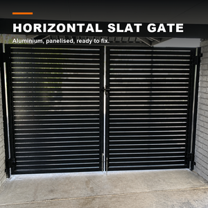 Puerta de Aluminio con Revestimiento en Polvo para División de Jardín y Pared de Privacidad — Resistente a la Oxidación, Ligera, Color Personalizado - Product Image 3