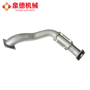 Tuyau d'échappement BMW 328i avec sortie d'échappement 51Q 1-22124033-0 compatible avec les camions mélangeurs et pompes Isuzu, en acier inoxydable - Product Image 1