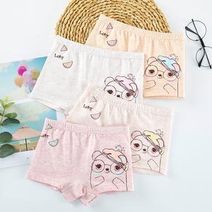 Paquete de 4 Calzones Tipo Bóxer para Niñas Estudiantes, Ropa Interior Infantil de Algodón Transpirable, Calzones de Seguridad de Algodón para Niñas - Product Image 6