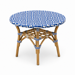 Ensemble de salle à manger d'extérieur en rotin PE durable de 5 pièces, style bistro parisien tropical, pour restaurant, café, hôtel, complexe hôtelier, jardin, terrasse - Product Image 6