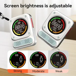 Détecteur de monoxyde de carbone portable HEDAO haute précision 3-en-1 rechargeable avec alertes sonores et visuelles pour les voyages et le camping - Product Image 5