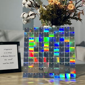 Panel için renkli pullu pırıltılı duvar zemin panelleri parti dekor için düğün yıldönümü doğum günü nişan - Product Image 2