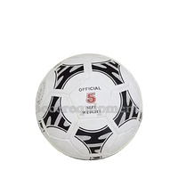 Ballon de football portable de haute qualité de la marque JIALON, logo personnalisé classique, multicolores, vente en gros pour l'entraînement, publicité, imprimé en PVC/PU