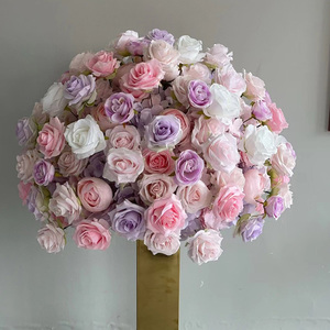 ลูกบอลดอกไม้สีขาวประดิษฐ์ทำมือสำหรับงานแต่งงานลูกบอลดอกไม้แบบสัมผัสจริงลูกบอลดอกไม้กลางแจ้งงานปาร์ตี้สำหรับตกแต่งใน D-FB074 - Product Image 2