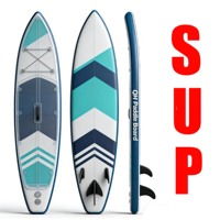 Planche de paddle gonflable en PVC personnalisable OEM/ODM, directement de l'usine, pour lacs et rivières