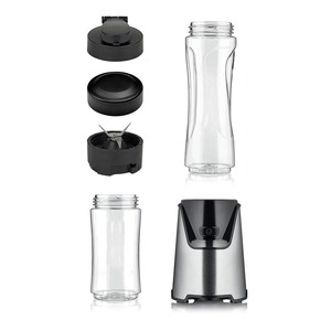 <b>Small</b> Home <b>Blender</b> 400W 600ml Tritan Cup One Button Start Stainless Steel Electric Mixer For Smoothies And Juices - Product Image 4