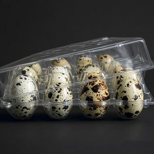 Plateau de 24 Alvéoles Pliable pour Œufs de Caille – Cartons à Œufs de Caille - Product Image 1