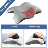 Saien – oreiller de lit orthopédique, nouveau Design, haut-parleur, taie d'oreiller en coton pliable, sans fil, fonction musique, oreiller de sommeil de voyage