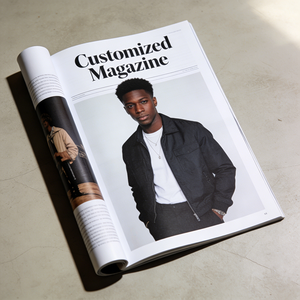 <span class=keywords><strong>Magazine</strong></span> personnalisé de haute qualité imprimé avec des matériaux recyclés, livre de mode, manuel, catalogue, brochure - Product Image 2