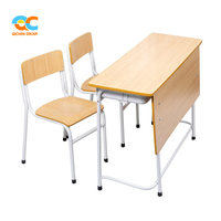 Solutions Personnalisables : Ensemble Bureau et Banc d'Étude Ergonomique Robuste pour Élèves du Primaire (Vente en Gros)
