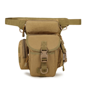 DFR01 Sacs de jambe tactiques de camouflage numérique vert forêt jungle pour sports de plein air, cyclisme et équitation, avec sangles de fixation à la taille et à la jambe - Product Image 3