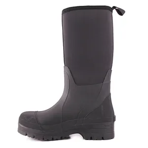 थोक कारखाने नए आगमन नई शैली mens बारिश जूते लंबा neoprene रबड़ के जूते wellingtons आउटडोर जूते है।