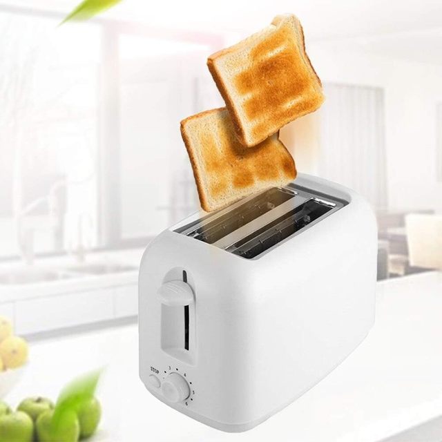 Automatic Electric Mini Bread Toaster Stainless Steel and Plastic Housing for Household Hotels Cars for Sandwiches