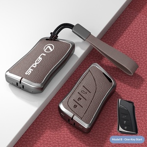 Housse de clé en cuir de qualité supérieure pour Lexus ES200 ES300h RX300 RX350h NX260 NX350, étui de protection pour clé - Product Image 3