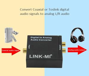 Convertisseur <span class=keywords><strong>audio</strong></span> numérique-analogique LINK-MI avec conception facile à installer, prend en charge les fréquences d'échantillonnage à 32, 44,1, 48 et 96 KHz - Product Image 5