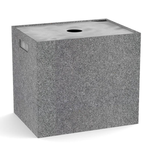 Cesta de Almacenamiento Rectangular de Fieltro Hecha en China, Organizador Gris Oscuro/Gris Claro, Estilo Clásico de Alta Calidad - Product Image 3