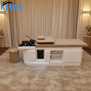 Système de spa capillaire Kisen tout usage avec table de salon personnalisée, hydrothérapie LED, vapeur, tension personnalisée, expédition rapide - Product Image 1
