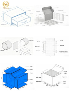 Emballage personnalisé OEM pliable pour fruits et légumes frais, boîte en carton kraft pour myrtilles, boîte en carton ondulé, boîte d'expédition pour fruits - Product Image 5