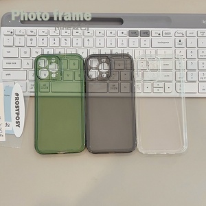 <span class=keywords><strong>Custodia</strong></span> per telefono in TPU <span class=keywords><strong>trasparente</strong></span> per <span class=keywords><strong>Apple</strong></span> per iPhone 14 12 13 15 16 tinta unita per 14promax - Product Image 3