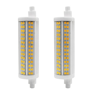 Ampoule <span class=keywords><strong>LED</strong></span> <span class=keywords><strong>R7S</strong></span> en céramique à intensité variable, 118 mm, 78 mm, 15 W, 20 W, remplace les ampoules au halide métallique, gradation J78 J118, asymétrique 300 degrés - Product Image 1