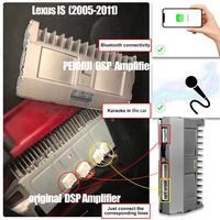 Modules de karaoké d'amplificateur DSP de voiture à 12 canaux pour Toyota forJBL amplificateur Lexus Cars système de mise à niveau audio