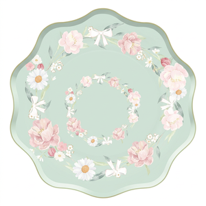 Suministros para Fiestas Temáticas de Flores Damai, Juego de Platos, Servilletas y Vasos de Papel para Cumpleaños, Bodas, Festivales, Niñas - Product Image 1
